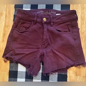 Women’s American Eagle Jean Shorts
Hi-Rise
Size: 2 
Inseam: 3”